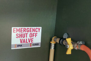 Emergency shut off valve
